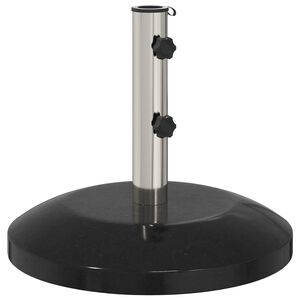 vidaXL Parasolfod til 40-50 mm pole 26.75 kg Sort for 40-50 mm Pole