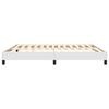 vidaXL Boxspring sengeramme 160x200 cm kunstlæder hvid