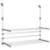 vidaXL t&oslash;rrestativ til altan 89x25x(60-95) cm aluminium