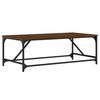 vidaXL sofabord 100x50x35 cm konstrueret tr&aelig; brun egetr&aelig;sfarve