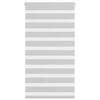 vidaXL zebragardin lysegr&aring; 80x100 cm stofbredde 75,9 cm polyester