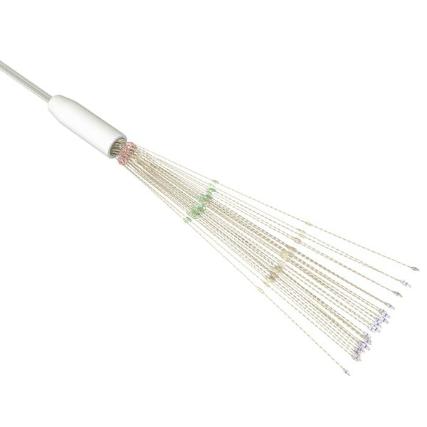 vidaXL udend&oslash;rslys fyrv&aelig;rkeridesign 10 stk. 20 cm 1400 LED flerfarvet