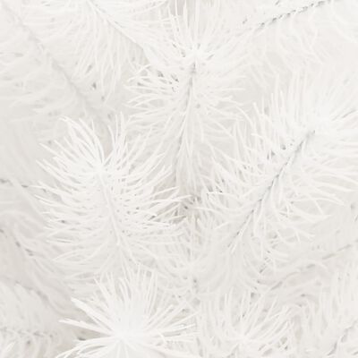 vidaXL kunstigt juletræ med naturtro nåle 65 cm hvid