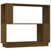 vidaXL bogreol/rumdeler 80x25x70 cm massivt fyrretr&aelig; gyldenbrun