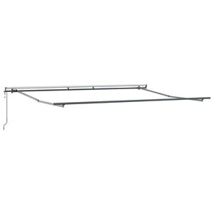vidaXL Markiseramme Antracit 400 &times; 300 cm Aluminium