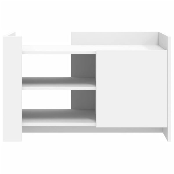 vidaXL sofabord 80x50x50 cm konstrueret træ hvid