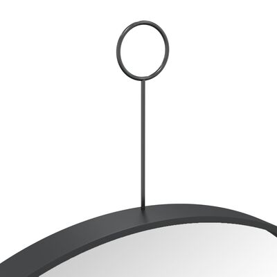 vidaXL hængespejl med krog 40 cm sort