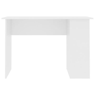 vidaXL skrivebord 110x60x73 cm konstrueret træ hvid