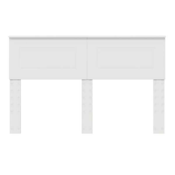 vidaXL Hovedg&aelig;rde Hvid 160 cm Konstrueret tr&aelig;