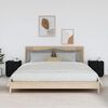 vidaXL sengeborde 2 stk. 40x34x45 cm massivt fyrretræ sort