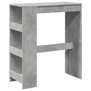 vidaXL barbord med stativer 90x40x103,5 cm konstrueret tr&aelig; betongr&aring;