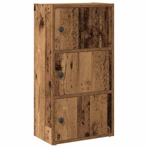 vidaXL bogreol 40x24x77 cm konstrueret tr&aelig; antikt tr&aelig;