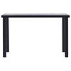 vidaXL spisebord 120 x 60 x 75 cm MDF sort og betongr&aring;