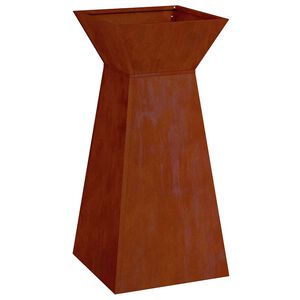 vidaXL S&oslash;jle Plantekasse Rusten 35 x 35 x 73 cm Cortenst&aring;l