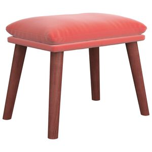 vidaXL fodskammel 45x29,5x35 cm fl&oslash;jl lyser&oslash;d
