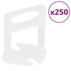 vidaXL nivelleringsklips til fliser 250 stk. 1 mm
