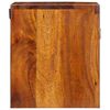 vidaXL Natskab med skuffe 2 pcs Brun 40 x 35 x 35 cm Massivt Akacietr&aelig;