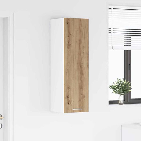 vidaXL H&aelig;ngeskab Artisan Egetr&aelig; 30 x 31 x 100 cm Konstrueret tr&aelig;