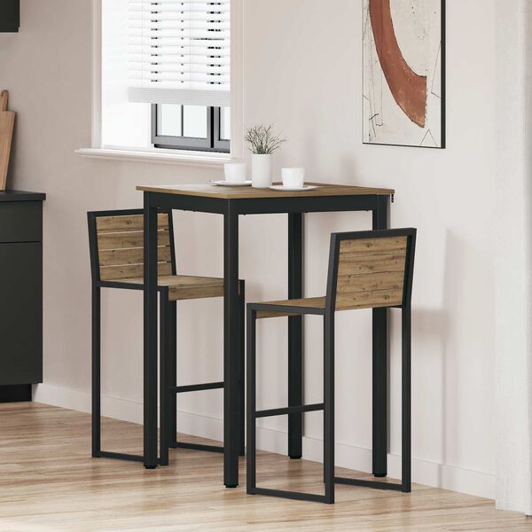 vidaXL St&aring;ende Barbord Konstrueret tr&aelig;