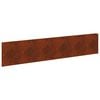 vidaXL Pl&aelig;nekant 20 pcs 100 x 22 cm St&aring;l Rusten