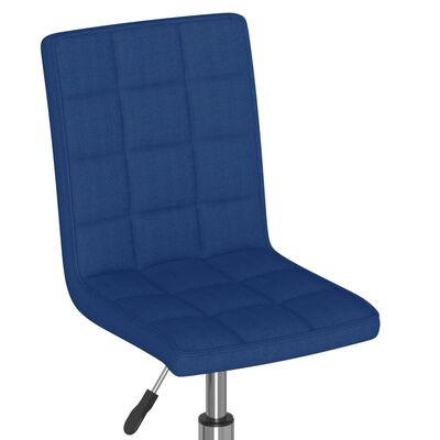 vidaXL barstol stof blå