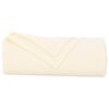 vidaXL Kastet&aelig;pper 6 pcs Creme 240 x 220 cm Fleece