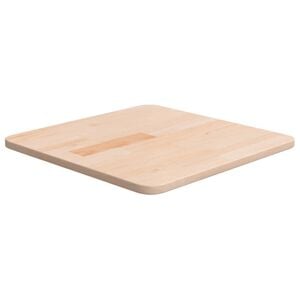 vidaXL firkantet bordplade 40x40x1,5 cm ubehandlet massivt egetr&aelig;