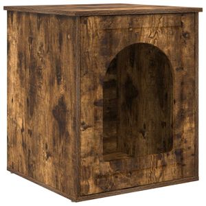 vidaXL Kat Hus R&oslash;get eg 53 x 52 x 62 cm Konstrueret tr&aelig;