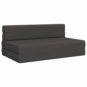 vidaXL Samlebar Sofa Seng M&oslash;rkegr&aring; 152 x 86,5 x 60 cm Stof