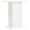 vidaXL akvariebord 60,5x36x72,5 cm konstrueret tr&aelig; hvid h&oslash;jglans