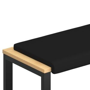 vidaXL B&aelig;nkpude Kunstl&aelig;der Sort Dybde 35 cm