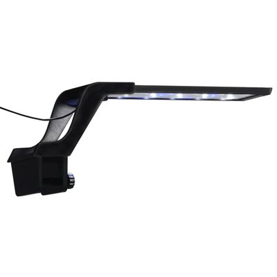 vidaXL LED-lampe til akvarium med klemme 25-45 cm blå og hvid