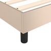 vidaXL Boxspring sengeramme 180x200 cm kunstl&aelig;der cappuccinofarvet