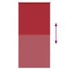 vidaXL Mørklægningsrullegardin 60 x 120 cm rød