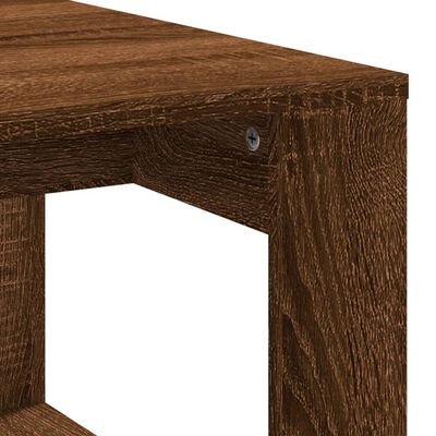 vidaXL sofabord 102x50x35 cm konstrueret træ brun egetræsfarve