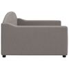 vidaXL daybed 100x200 cm stof gr&aring;brun
