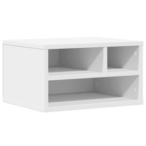 vidaXL printerstativ 40x32x22,5 cm konstrueret tr&aelig; hvid