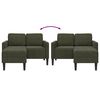 vidaXL 2-personers sofa med chaiselong L-formet 125 cm kunstl&aelig;der