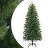 vidaXL Kunstigt juletr&aelig; 150 cm PVC, PE og st&aring;l Gr&oslash;n