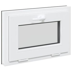 vidaXL K&aelig;ldervindue RISOR 60 x 40 cm PVC og glas Antracit