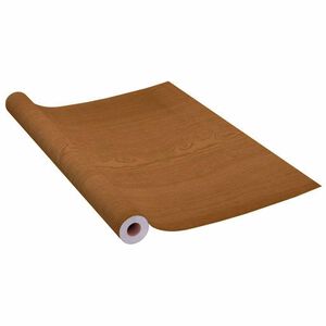 vidaXL selvkl&aelig;bende folie til m&oslash;bler 500x90 cm PVC egetr&aelig;