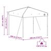 vidaXL Canopy Tent Gr&oslash;n 290 x 290 x 251 cm Stof