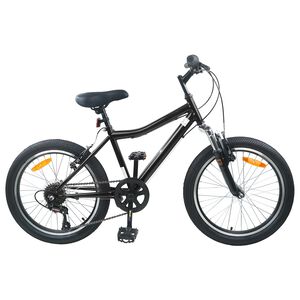 vidaXL B&oslash;rnecykel 20 tommer 6-Speed til b&oslash;rn i alderen 6-11 &aring;r Sort
