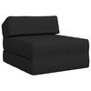 vidaXL Samlebar Sofa Seng Sort 60 x 70 x 41 cm Stof