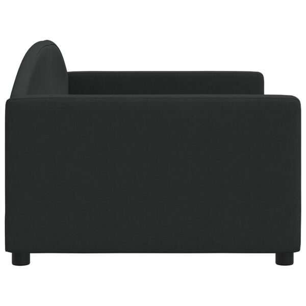 vidaXL daybed 90x190 cm stof sort