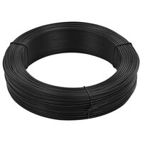 vidaXL hegnsbindetråd 250 m 1,4/2 mm stål antracitgrå