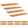 vidaXL Trappetrin 12 stk. 110 x 25 x 2 cm Lys Brun Solid b&oslash;g