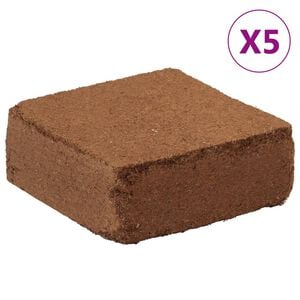 vidaXL kokosblokke 5 stk. 5 kg pr. stk. 25 kg i alt