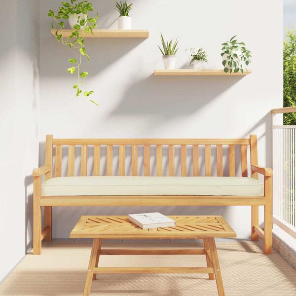 vidaXL Pallet pude Creme 180 x 40 x 8 cm Oxford stof