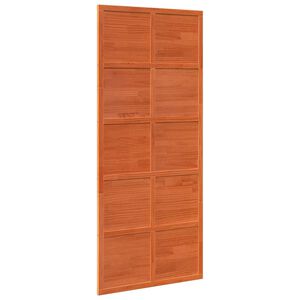 vidaXL Laded&oslash;r Voksbrun 90 x 208 cm Massivt fyrretr&aelig;